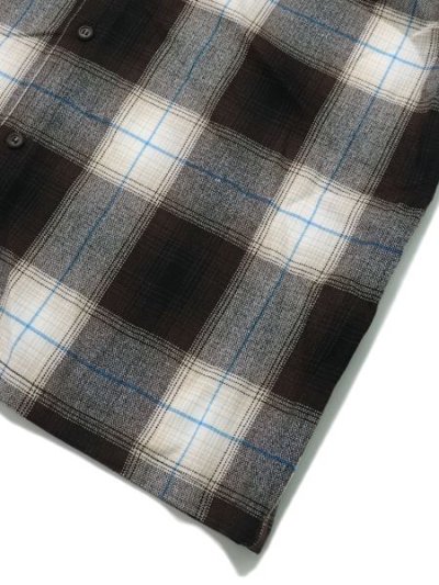 画像5: 【送料無料】CALTOP FL PLAID L/S SHIRT BROWN/IVORY/BLUE