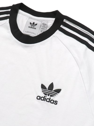 画像3: ADIDAS 3-STRIPES L/S TEE-WHITE