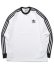 画像1: ADIDAS 3-STRIPES L/S TEE-WHITE (1)