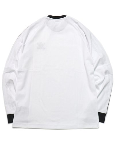 画像2: ADIDAS 3-STRIPES L/S TEE-WHITE