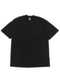 LOS ANGELES APPAREL 6.5oz GARMENT DYED POCKET TEE-BLACK