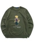 【送料無料】POLO RALPH LAUREN TWEED BEAR CREW FLEECE TOP