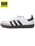 【KIDS】ADIDAS SAMBA OG C CLOUD WHITE/CORE BLACK/GUM