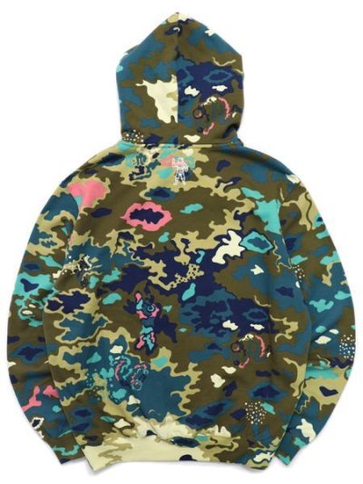 画像2: 【SALE】【送料無料】BILLIONAIRE BOYS CLUB BB OFF WORLD HOODIE LEEK GREEN