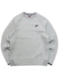 【送料無料】NIKE TECH FLEECE L/S CREW-DK GREY HEATHER/BK