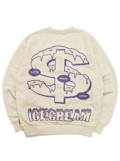 画像1: 【送料無料】ICECREAM LET'S HAVE SOME CREWNECK SWEAT FOG