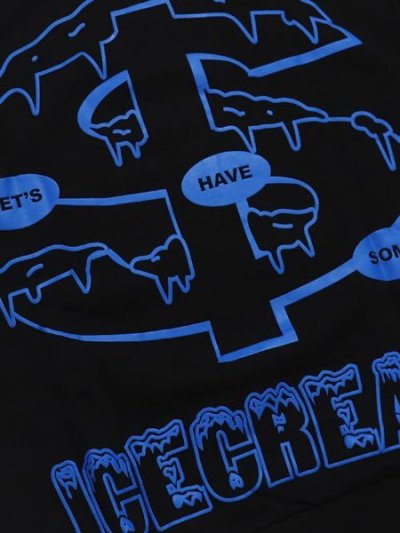 画像6: 【SALE】【送料無料】ICECREAM LET'S HAVE SOME CREWNECK SWEAT BLACK