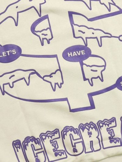 画像6: 【SALE】【送料無料】ICECREAM LET'S HAVE SOME CREWNECK SWEAT FOG