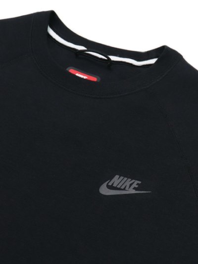 画像5: 【SALE】NIKE TECH FLEECE L/S CREW-BLACK/BLACK