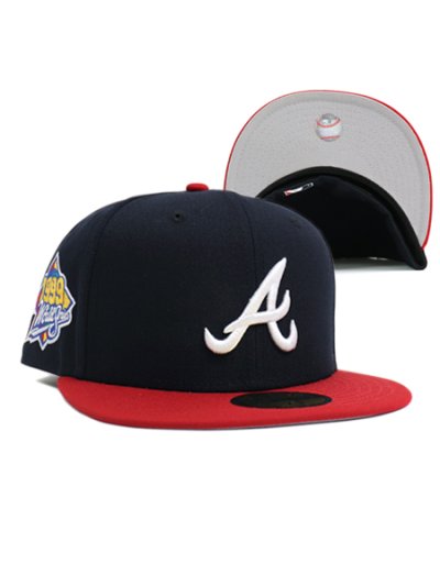 画像1: NEW ERA 59FIFTY CS BRAVES NV/RD UV/GY FBM 1999WS