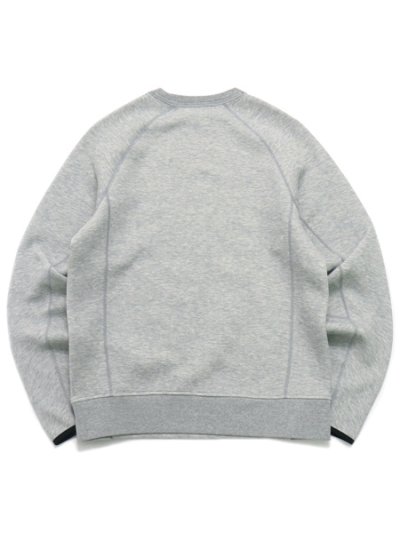画像2: 【SALE】NIKE TECH FLEECE L/S CREW-DK GREY HEATHER/BK
