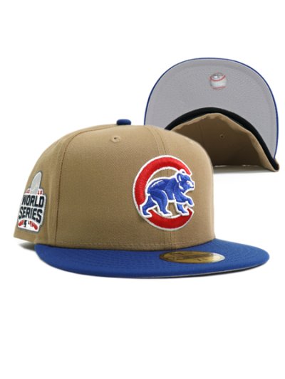 画像1: NEW ERA 59FIFTY CS CUBS CTWN KH/BL UV/GY FB 16AS