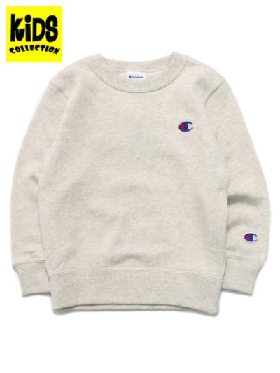 画像1: 【KIDS】CHAMPION KIDS US COTTON CREW NECK SWEATSHIRT