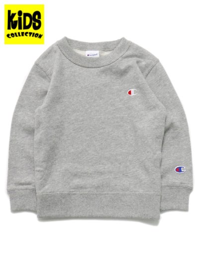 画像1: 【KIDS】CHAMPION KIDS US COTTON CREW NECK SWEATSHIRT