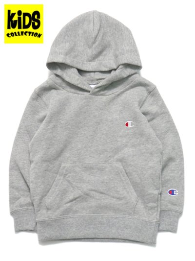 画像1: 【KIDS】CHAMPION KIDS US COTTON HOODED SWEATSHIRT