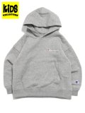 【KIDS】CHAMPION KIDS US COTTON HOODED SWEATSHIRT LOOSE.F