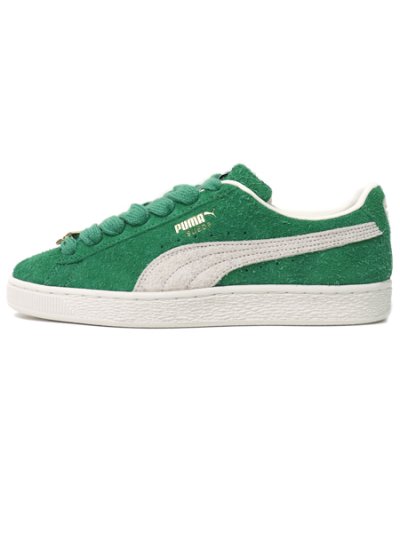 画像1: 【送料無料】PUMA SUEDE FAT LACE ARCHIVE GREEN/WARM WHITE