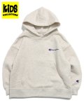 【KIDS】CHAMPION KIDS US COTTON HOODED SWEATSHIRT LOOSE.F