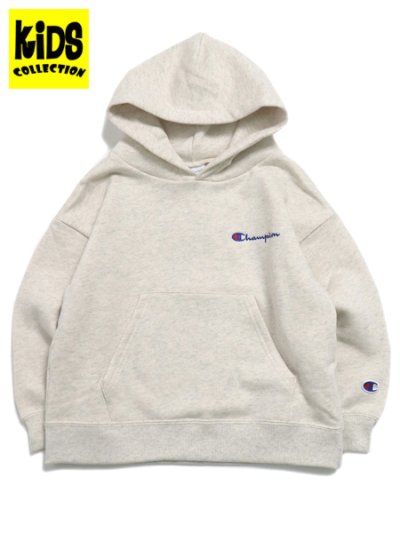 画像1: 【KIDS】CHAMPION KIDS US COTTON HOODED SWEATSHIRT LOOSE.F