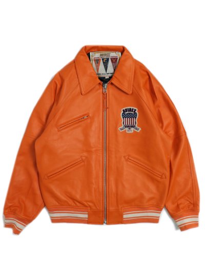 画像2: 【送料無料】AVIREX LIGHT SIGNATURE VARSITY JACKET