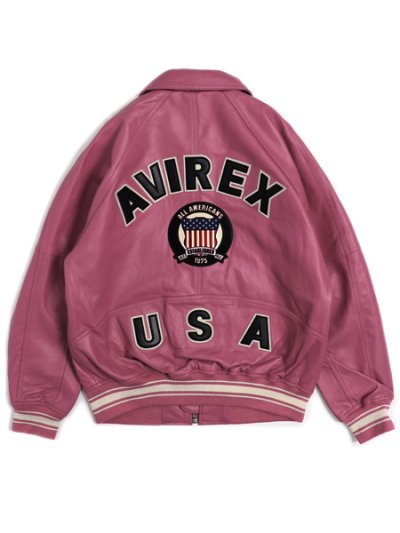 画像1: 【送料無料】AVIREX LIGHT SIGNATURE VARSITY JACKET