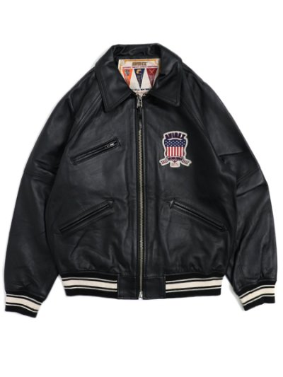 画像2: 【送料無料】AVIREX LIGHT SIGNATURE VARSITY JACKET