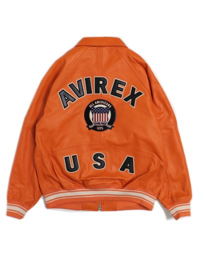 画像1: 【送料無料】AVIREX LIGHT SIGNATURE VARSITY JACKET