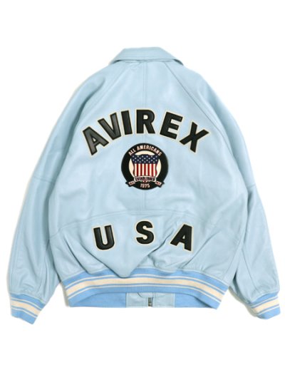 画像1: 【送料無料】AVIREX LIGHT SIGNATURE VARSITY JACKET