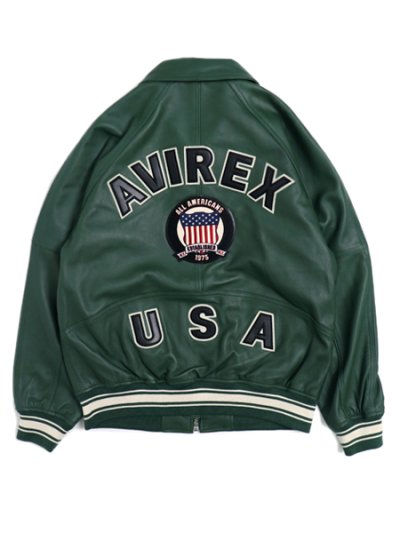 画像1: 【送料無料】AVIREX LIGHT SIGNATURE VARSITY JACKET