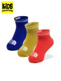 【KIDS】THE NORTH FACE KIDS ANKLE 3P SOCKS LAPIS MULTI