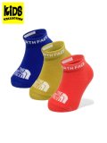 【KIDS】THE NORTH FACE BABY QUARTER 3P SOCKS LAPIS MULTI