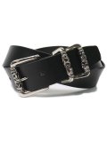 RAISE8 APPAREL BELT BLACK/SILVER