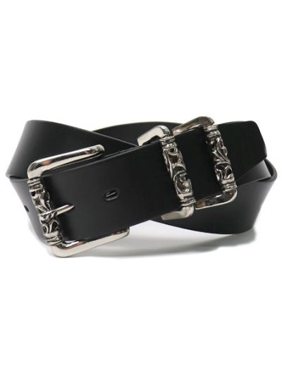 画像1: RAISE8 APPAREL BELT BLACK/SILVER