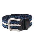 RAISE8 APPAREL BRAIDED STRETCH BELT BLACK/BLUE