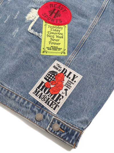 画像8: 【MEGA SALE】【送料無料】GUESS GO MARKET TRUCKER JACKET