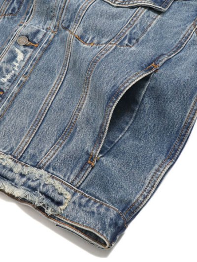 画像6: 【MEGA SALE】【送料無料】GUESS GO MARKET TRUCKER JACKET