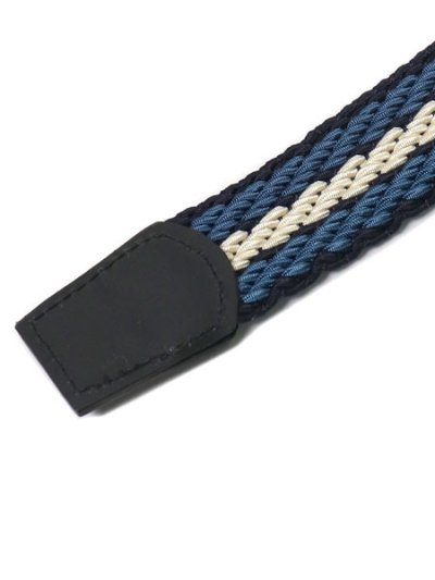 画像3: RAISE8 APPAREL BRAIDED STRETCH BELT BLACK/BLUE