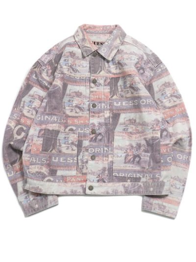 画像1: 【SALE】【送料無料】GUESS GO VINTAGE RANCH STUDIO JACKET