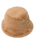 MILSA M FUR BUCKET HAT BEIGE