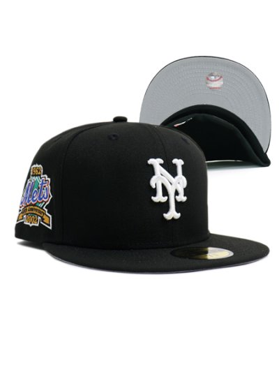 画像1: NEW ERA 59FIFTY CS METS CTWN UV/GY FB 62-02 40TH