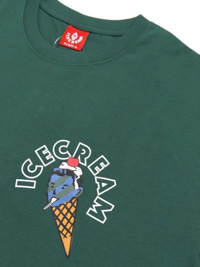 画像3: 【送料無料】ICECREAM CONE MAN LS TEE DARK GREEN