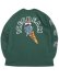 画像1: 【送料無料】ICECREAM CONE MAN LS TEE DARK GREEN (1)