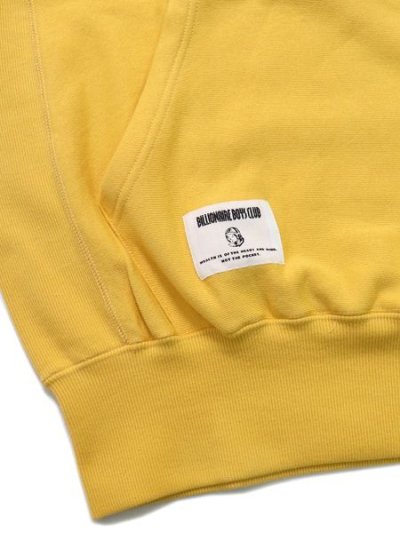 画像4: 【SALE】【送料無料】BILLIONAIRE BOYS CLUB CHENILLE LOGO COTTON HOODIE YELLOW