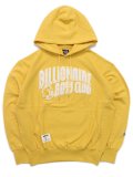 【送料無料】BILLIONAIRE BOYS CLUB CHENILLE LOGO COTTON HOODIE YELLOW