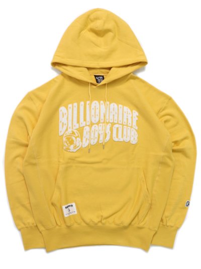 画像1: 【送料無料】BILLIONAIRE BOYS CLUB CHENILLE LOGO COTTON HOODIE YELLOW