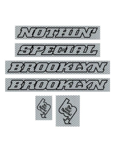 画像1: NOTHIN' SPECIAL BMW REFLECTIVE FRAME STICKER PACK