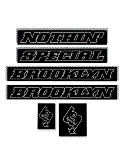 画像1: NOTHIN' SPECIAL BMW REFLECTIVE FRAME STICKER PACK