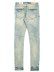 画像2: 【送料無料】mnml X165 PAISLEY STRETCH DENIM BLUE/BLACK (2)