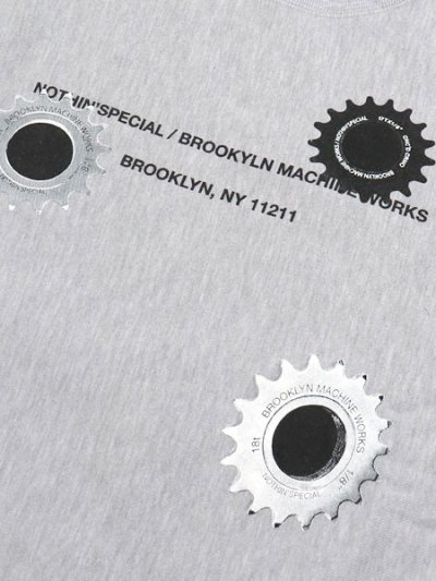 画像3: 【SALE】【送料無料】NOTHIN' SPECIAL BMW GANGSTA CREWNECK HEATHER GREY