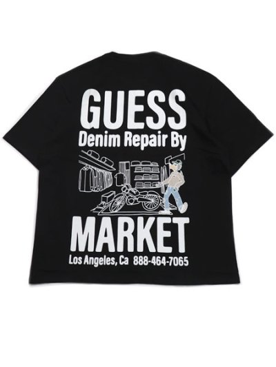 画像1: 【SALE】GUESS GO MARKET SHOP TEE